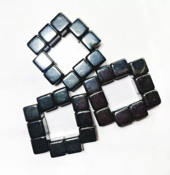TikTok Tetris Square Magnets Iron Absorber Magnetic Teaching Aid Magnetic Cube Fun Magnet Blocks