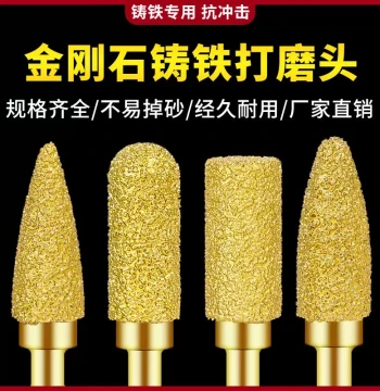Diamond Brazed Grinding Head, Carbide Rotary File, Internal Electric Drill, Diamond Sand Bit for Tile and Stone Drilling