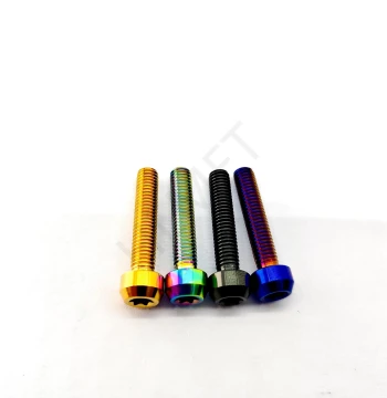 TC4 Titanium Alloy Screws - Semi-Conical Head Internal Torx - M5 Series High Specific Strength Grade 10.9 Corrosion Resistant for Two-Wheelers HLMET