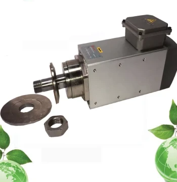 Waterproof Clamp Grinding Wheel Precision High-Speed Spindle Motor for Grinding Tools, 32-Axis Grinding Head Polishing Air-Cooled Variable Frequency Motor