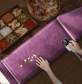 Sea Salt Hot Compress Pack with Electric Heating from Official Flagship Store, Coarse Salt Moxibustion Waist Belt Hot Compress Bag for Physical Therapy