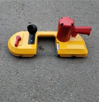 Zhongsheng Mining Pneumatic Belt Saw, Model FDJ-120 Belt Saw, Mining Cutting Saw, Pneumatic Belt Saw