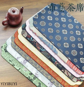 Original Handmade Fabric Tea Mat Heat-Insulating Coaster Zen Style Thickened Absorbent Tablecloth