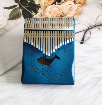 Thumb Piano Kalimba 21-Key 17-Key Wooden Finger Piano Portable Easy-to-Learn Gift Beginner Instrument