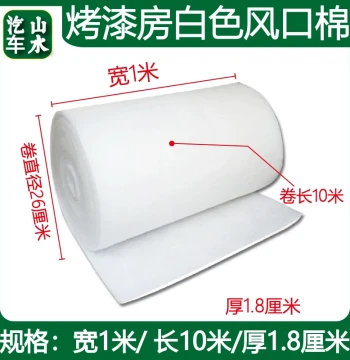 4S Shop Paint Booth Air Intake Filter Cotton, Auto Paint Booth Sealing Cotton, Primary Air Intake Cotton for Spray Paint Booths