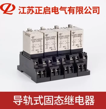 QSSRD Dual-Channel DIN Rail Solid State Intermediate Relay DC-Controlled DC 24V 15A Two Sets of Normally Open 10A