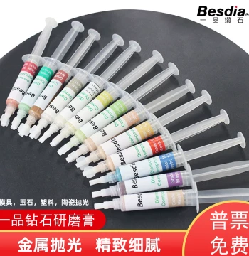 besdia Taiwan No.1 Diamond Polishing Paste for Molds, Jade, Metal; Diamond Grinding Mirror Polishing Compound
