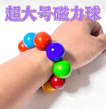 Large Colorful Buckminster Balls 20mm Magnetic Balls, Large Magic Magnetic Spheres, Attraction Ball Magnet Toy