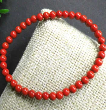 Mini Southern Red Agate Ultra-Fine Bracelet, Lucky Liangshan Nine-Eye Red Cord Zodiac Year Bracelet, Small Persimmon Red Extra-Fine for Women