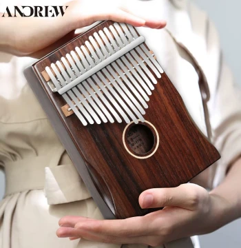 Andrew Thumb Piano Kalimba 17-Key Beginner Play with Eyes Closed Instrument (Brand Clearance) All Solid Wood