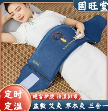 Salt Bag Hot Compress Pack Electric Heating Mugwort Moxibustion Sea Salt Coarse Salt Therapy Bag for Shoulder Cervical Spine Waist Salt Pack Hot Compress Bag