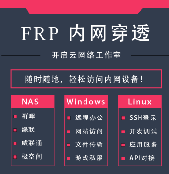 FRP Setup: Intranet Penetration, Public IP-Free Website/Disk Access, Port Mapping, NAS, Synology