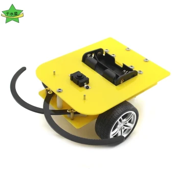 Tentacle Robot (Yellow) Smart Induction Automatic Turning Car, Qianshuixing Flagship Store Science DIY Kit