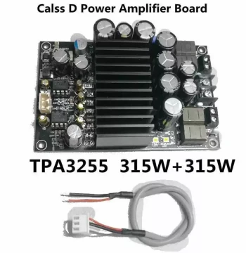 TPA3255 Audiophile HIFI Digital Amplifier Board High Power 2.0 Channel Stereo 600W HIFI