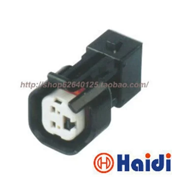 DJ7022Y-2.2-21 Automotive 2-Pin Black Connector, 2P 2.2 Series Auto Connector with Terminals