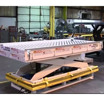 Rigid Chain Lifting Platform Electric High-Precision Lift Manufacturer Quick Rack-Type with Roller Lifting Table