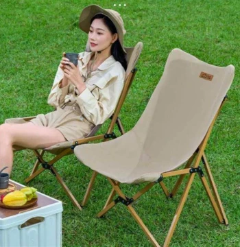 Outdoor folding chair portable leisure camping chair light a