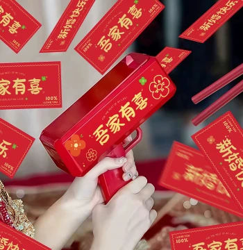 Wedding Pickup Mini Games: Money Spray Gun, Chopstick Bill Grabbing, Creative Groom & Groomsmen Prank Props for Festive Atmosphere