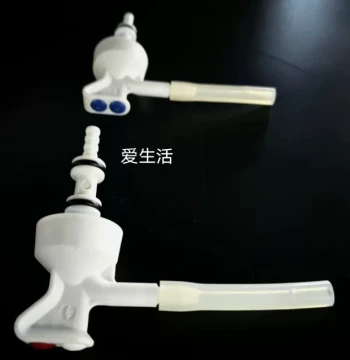 Braun Series 9 AB Liquid Red and Blue Suction Rod Connector Handle, New Original Genuine Hemodialysis Machine Parts