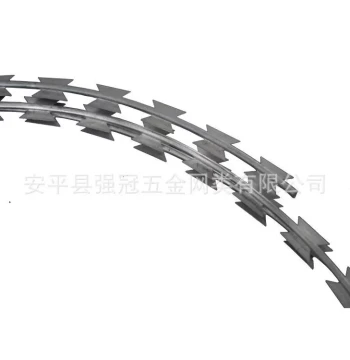 Razor Wire Mesh Fence Steel Iron Anti-Theft Barbed Stainless Steel Security Barrier for Wall Climbing Prevention RJC