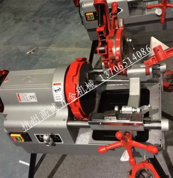 Electric Pipe Cutting and Threading Machine, Thread Rolling Machine by Degong Brand, 3-inch Model 80 Electric Pipe Cutting and Threading Machine Accessories