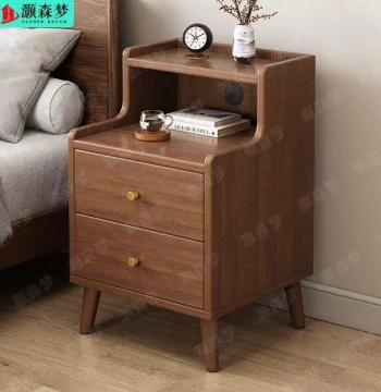 Bedside Cabinet Small Multi-Layer Floor-Standing Shelf for Bedroom