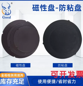 Metallographic Magnetic Disc Adapter Plate, Polishing Machine Sandpaper Backing Disc, Grinding Disc Conversion Plate, Non-stick Fixing Disc