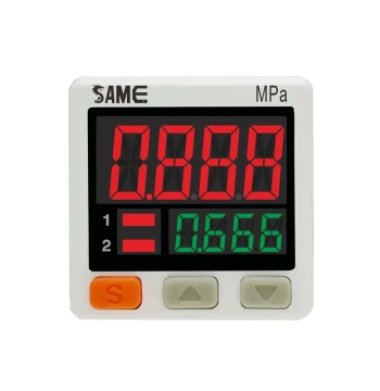 SAME Pressure Switch Quantity Output Sensor, Digital Display Air Pressure Gauge, Negative Pressure Gauge, Digital Electronic Vacuum Gauge SP01PC