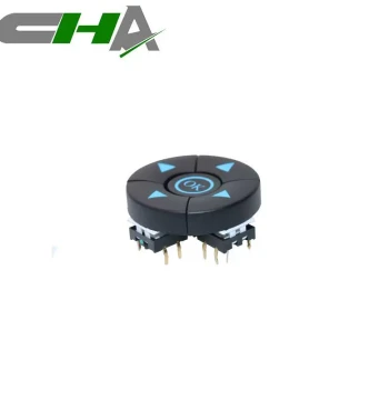 Zhaohua Supply Illuminated Push Button Switch 5-Way Navigation 5-Way Assembly with Optional Light Color Symbols
