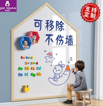 This blackboard wall sticker whiteboard is so much fun! Keep kids away from phones and boost their hands-on and cognitive skills.