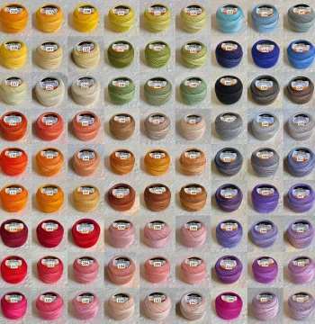 Clearance Sale: MKC/MKE #80 Lace Thread, 125 Solid Colors, DMC #80 Alternative, Domestic Micro-Crochet and Tatting Yarn, 10g