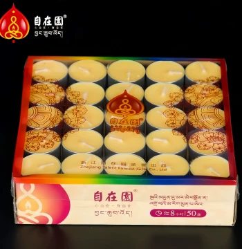 SF Express Free Shipping Full Box Zizaiyuan Ghee Lamp 2/3/4/8/12 Hour Eternal Flame Buddhist Offering Lamp Smokeless Candle