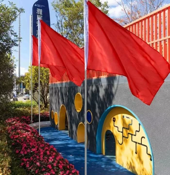 Outdoor Stainless Steel Ground Socket Flagpole 2m 2.5m 3m Universal Outdoor Event Ground Insert Pole Ground Socket Telescopic Flagpole