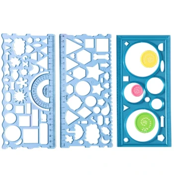 Spirograph Ruler Set for Children 6-12: DIY Geometric Drawing Template Kit