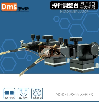 Semiconductor Test Probe Adjustment Stage, Wafer Inspection and Analysis, Adjustable Magnetic Adsorption Test Bench with Optional Interfaces