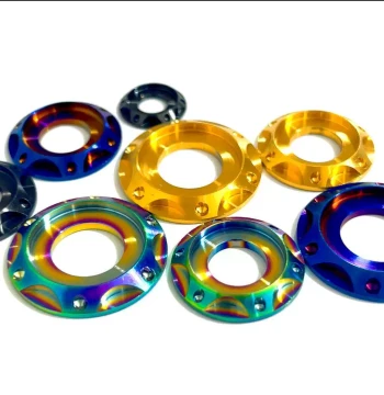 TC4 Titanium Alloy Washers - Suitable for Most M5/M6/M8/M10 Screws - High Specific Strength by HLMET