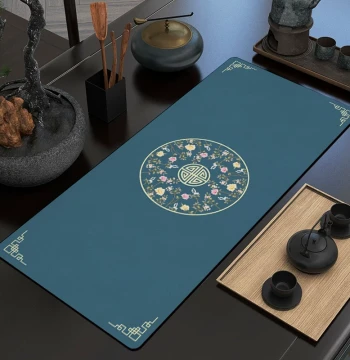 New Chinese Style Tea Mat Tea Towel Cup Coaster Cloth Long Tea Table Cloth Absorbent Tea Towel Pad Wiping Cloth Tea Set Table Mat Tea Cloth