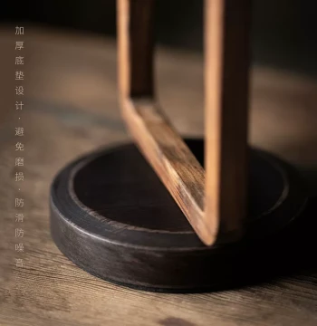 Wenxin Tang Lingyun Brush Stand Brush Hanger Copper Pendant Sandalwood Brush Holder New Brush Holder Study Brush Holder Solid Wood Brush