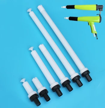 Electrostatic Spray Gun Discharge Needle Flat Gun Nozzle Gun Cap Bell Mouth Tripod Powder Body Powder Spraying Gun Accessories