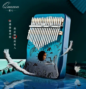 Quexin Kalimba Thumb Piano 17-Key Beginner Entry Level Kalimba Finger Piano 21-Key Thumb Piano