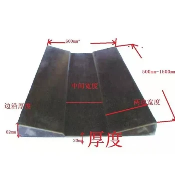 Steel and Aluminum Coil Storage Rubber Saddle Base, V-Shaped Rubber Pad, Rubber Support, Elastic Rubber Plate