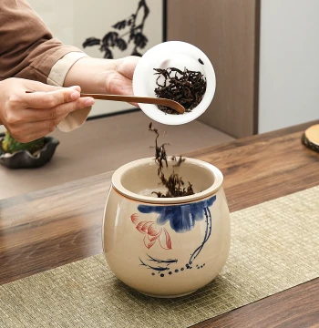 Ceramic Tea Waste Container with Water Separation, Desktop Tea Station with Filter, Water Rinse Bowl, Wastewater Bucket, Ashtray, Tea Accessory, Tea Washer