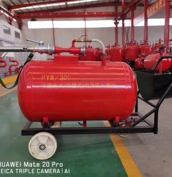 Mining Foam Extinguishing Device: Mobile LPF Tank Unit for Fire Suppression and Rescue