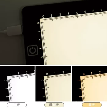 Jishengke New A3 Magnetic Drawing Board Tracing Copying Calligraphy Special Art Light-Emitting Cross-Border LED Board Table