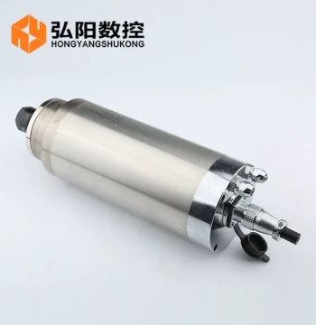 Hanqi Spindle GDZ-24-1/3.2kw Diameter 100mm Qiancheng High-Speed Water-Cooled Spindle Engraving Machine Accessories