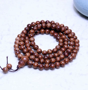 Maligeda Wood Buddhist Beads Blessing, 108-Bead Handheld 1.0 Bracelet, 0.8 Wristband, 1.2 Necklace, 2.0 Prayer Beads, 1.6 Buddhist Beads