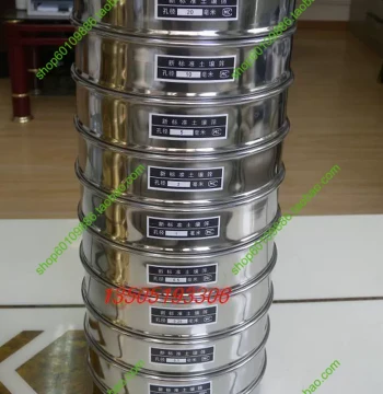 Stainless Steel Punch Frame Soil Sieve, Soil Analysis Sieve FB-2, Diameter 200mm, Direct from Manufacturer
