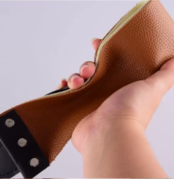 Sharpening Cloth for Old-Style Razors, Double-Sided Honing and Stropping Cloth, Razor Polishing Fabric