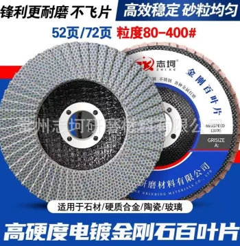Electroplated Diamond Flap Discs for Angle Grinders: Polishing and Grinding Wheels for Ceramic and Glass