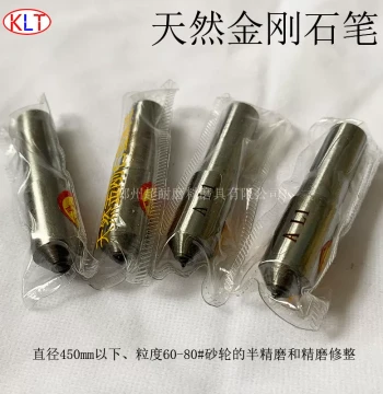 Chaonai Natural Diamond Dressing Pen, Diamond Pen Metal Pen Dresser with Pointed Tip for External and Internal Cylindrical Grinding Wheel Sharpening